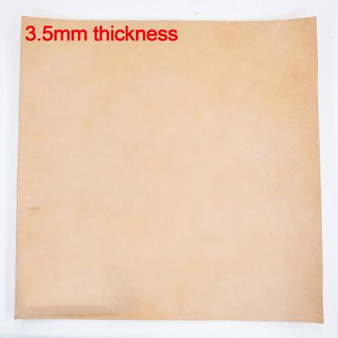 3.5mm Thick Vegetable Tanned Cowhide Leather Material DIY Hand Leathercraft First Layer Full Grain Leather Piece ► Photo 1/6