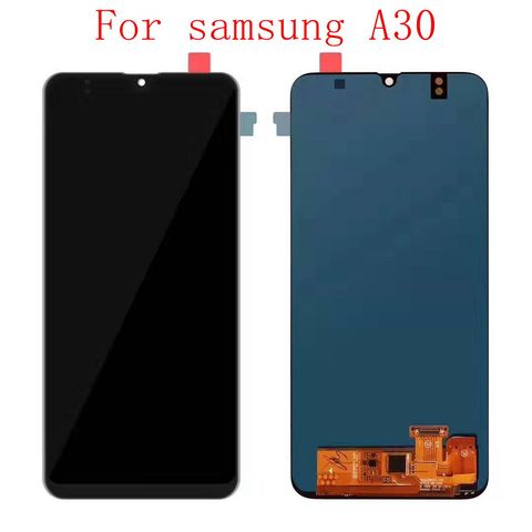 2022 Super Amoled For Samsung Galaxy A30 A305 A305F/DS Lcd screen Display WIth Touch Glass Assembly ► Photo 1/1