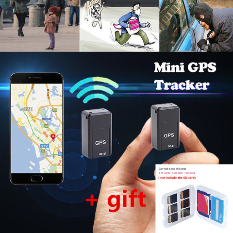 Mini GF-07 GPS Tracker Car Long Standby Magnetic Tracking Device For Car/Person Location Tracker GPS Locator System ► Photo 1/6