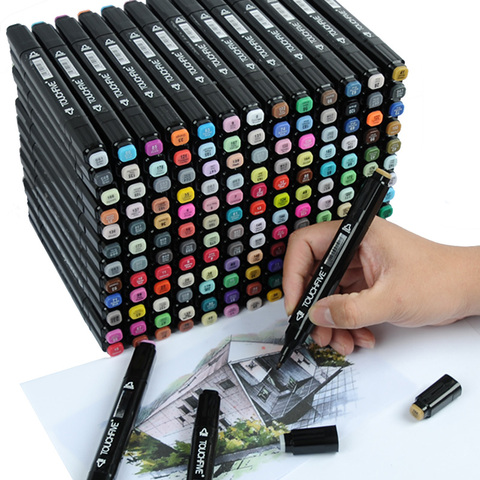 Touchfive Marker Art Set 80 Colors  Touchfive Art Supplies Markers - Markers  Art - Aliexpress