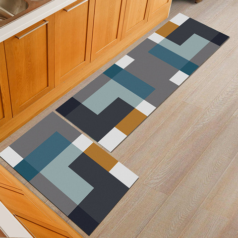 Modern Kitchen Rug Entrance Doormat Decoration Living Room Carpet