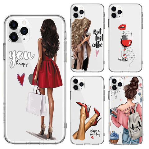 Iphone 12 Pro Max Case Woman  Fashion Girl Phone Case Iphone - Cover Iphone  12 Pro - Aliexpress