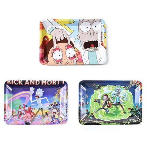 Metal Tinplate Plate Accessories, Cartoon Rolling Tray Kit