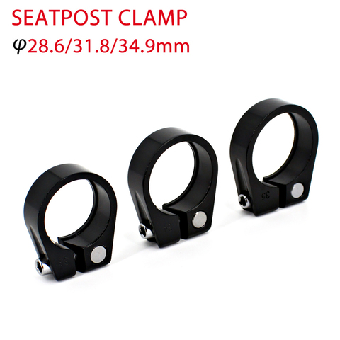 28.6/31.8/34.9mm Aluminum Tube Clamp MTB Bike Seatpost Clamp Bicycle Saddle Seat Clamp Seatpost Tube Cycling Parts Head Tube ► Photo 1/6