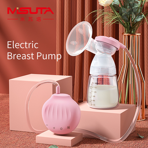 Electric Breast Pump Strong Suction Milker Automatic USB Breast Nursing Sucker Massage Lactagogue Baby Feeding with Milk Bottle ► Photo 1/5