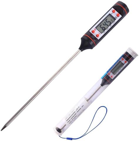 Accurate Food Cooking Thermometer Long Probe Digital Instant Read Meat Thermometer for Grilling Smoker BBQ Kitchen Thermometer ► Photo 1/5