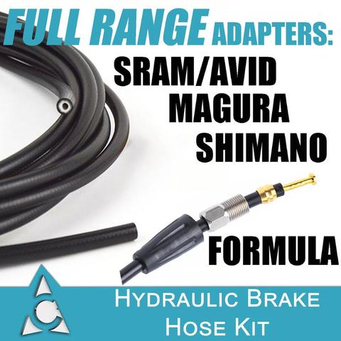 Bicycle Hydraulic Hose with Adapters Olive, Connecter Insert and Banjo Set For Shimano Sram Avid Magura Formula HOPE ► Photo 1/6