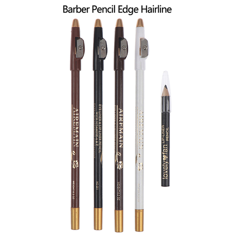 Newest 1PC Barber Pencil Edge Hairline Razor Trace Hair Beard Shape Accessories With Sharpener Hair Line Pen Haircut Makeup ► Photo 1/6