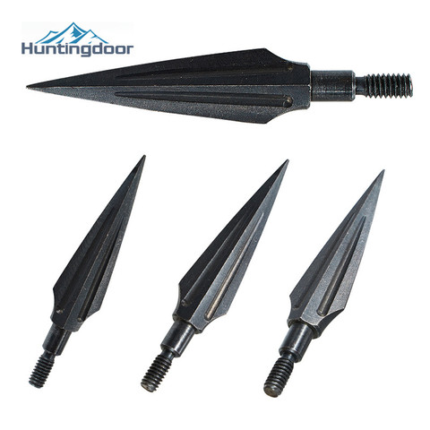 Hard Carbon Steel Arrowheads Sharp Hunting Broadheads Blood Trough Arrow Head Archery Arrow Points for Compound Bow Crossbow ► Photo 1/6