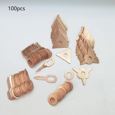 100Pcs/20pcs Pulling Pads Washer Kits Copper Plated Steel Consumables Accessories High Quality Suitable For Spotter Welder ► Photo 1/6