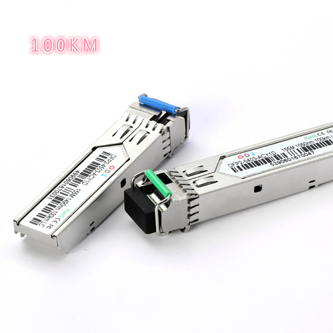 LC 100KM SFP Fiber optic module 1.25G LC 100KM 1490/1550nm Single Fiber SFP Optical Module SFP Transceiver FOR ONU OLT ► Photo 1/1