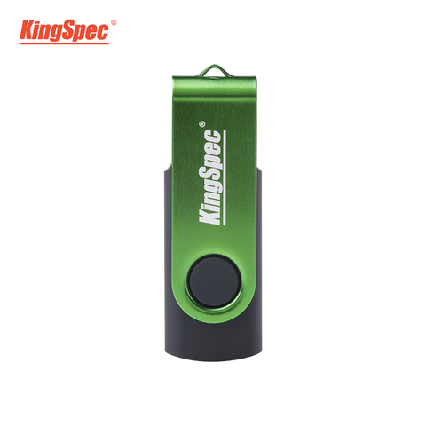 Kingspec USB Flash Drive 64GB 32GB 16GB 128GB Pen Drive Pendrive флешка Waterproof Silver U Disk Memoria Cel USB Stick Gift ► Photo 1/6