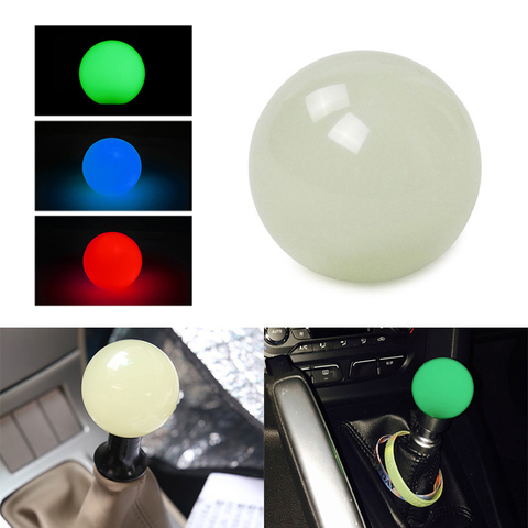 Universal Car Green Glow In The Dark Shift Knob For Manual/Automatic Short Throw Gear Shifter With dapter for hond toyota ► Photo 1/6