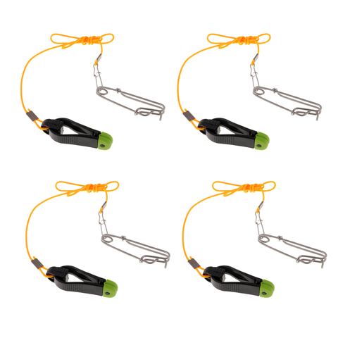 Prettyia 4pcs Power Grip Plus Release Clips with Leader for Downriggers Gear ► Photo 1/6