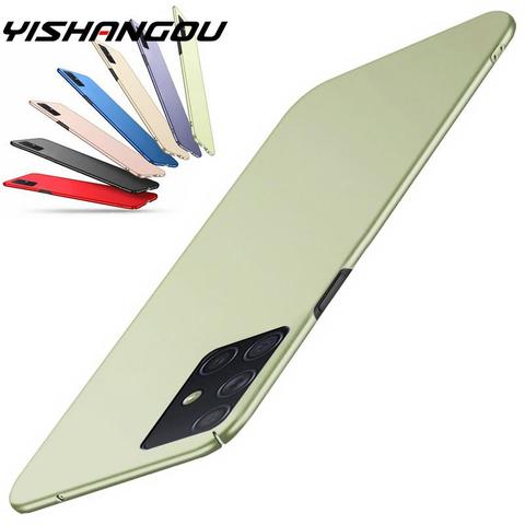 Shockproof Matte PC Case For Samsung Galaxy S20 FE Note 20 9 Ultra A50 A70 A51 A71 A21S S10 S9 S8 Plus Slim Anti-skid Hard Cover ► Photo 1/6