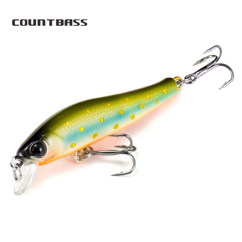 1pc Countbass Sinking Minnow Hard Lure 55mm Wobblers, Trout Bass Fishing Bait for Freshewater ► Photo 1/6