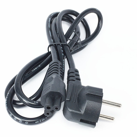 AC Power Cord Lead 3 Pin  EU European PLUG PC LCD LED Cable Prong Laptop,1.2M ► Photo 1/6