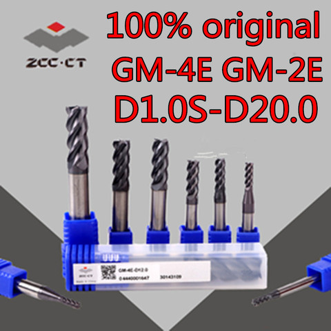 D1.0S D1.5S D2.0S D2.5S D3.0S D3.5S CD4.0S D5.0 D6.0 D8.0 D10 D12 D14 D16 D18 D20 100% original Zcc.ct GM-4E GM-2E End Mill ► Photo 1/3