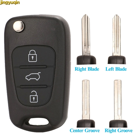 Flip Remote Car Key Shell For Hyundai I20 I30 IX35 Accent Kia K2 K3 K5 Solaris Sorento Sportage Picanto Ceed Cerato Rio 3 Soul ► Photo 1/6