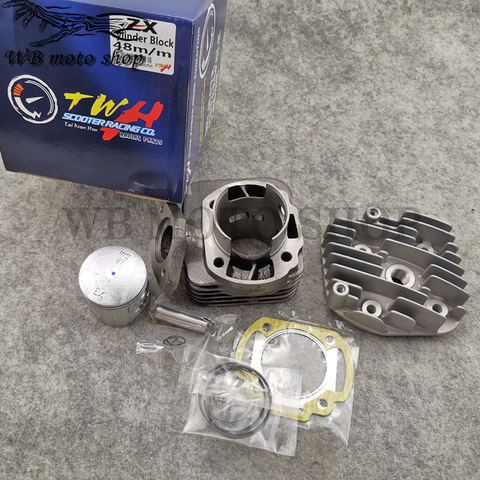 TWH Modification Big Bore Cylinder Kit Cylinder Head Cap for Scooter Honda DIO DIO50 AF34 AF35 44mm 48MM ► Photo 1/6