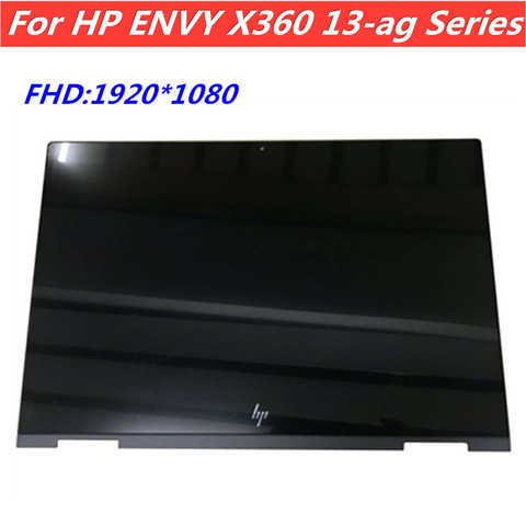 FHD 1920*1080 IPS LED LCD Touch Screen Display Assembly +Frame For HP Envy X360 13-AG Series ► Photo 1/2