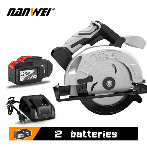 Pure copper motor cordless electric circular saw lithium battery brushless circular saw ► Photo 1/6