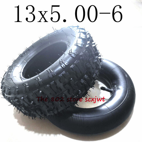 Size 13x5.00-6 Tyre Inner and Outer Tires 13*5.00-6 Tyre Karting Electric Scooter Agricultural Snow Sweeper Golf Parts ► Photo 1/5