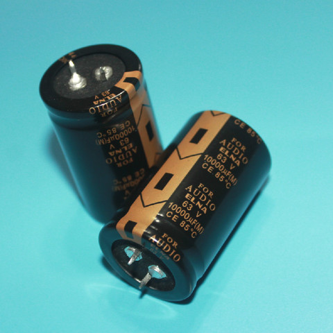 2PCS NEW ELNA FOR AUDIO 63V10000UF 30X50 LAO series Supercapacitor 63V 10000UF Hifi For Filter Amplifier 10000uf/63v lao ► Photo 1/2