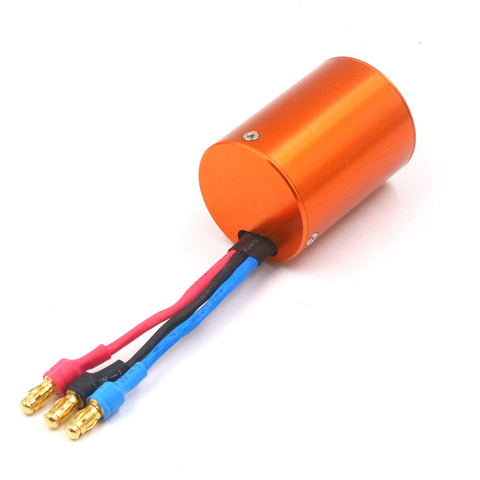 FATJAY brushless inrunner 4-pole sensorless motor 2838 2800KV 3800KV for RC car boats 380 390 Upgrade motor ► Photo 1/5