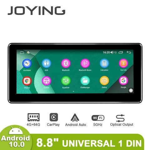 8.8 inch IPS Screen Android 10.0 single din car radio player Octa Core 4GB Ram+64GB Rom built in 4G&DSP module GPS stereo audio ► Photo 1/6