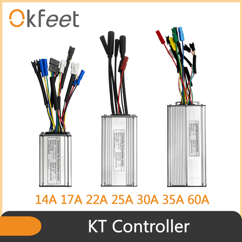 KT Controller 36V 48V 250W 350W 500W 750W 1000W 1500W Waterproof Brushless Electric Bicycle Controller with Light Function ► Photo 1/6