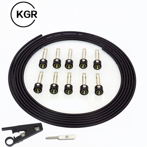 KGR DIY 10ft Solder-Free Connectors Pedal Effect Cable by Vangoa, Kit with screwdriver ► Photo 1/6