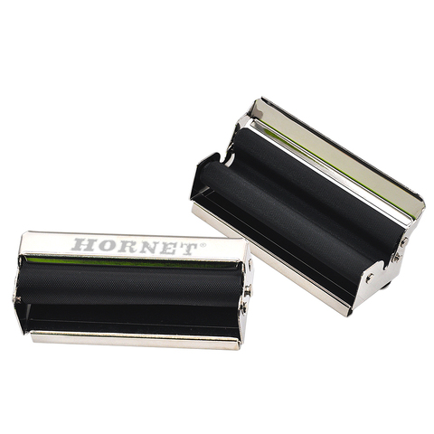 HORNET DANGER Portable Metal Tobacco Maker Cigarette Rolling Machine Cigarette Roller With 78MM Papers Holder Hand Roller ► Photo 1/6