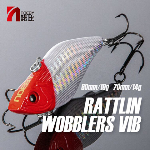 NOEBY NBL9002 Fishing Lure Sinking VIB Variable Super Hard Baits with Treble Hooks 60mm 10g ► Photo 1/6