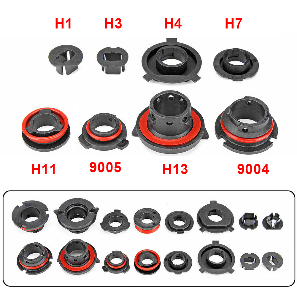 2pcs Car LED Headlight Lamp Bulb Base Adapter Sockets Retainer Holder 9004/9005/H13/H11/H7/H4/H3/H1 ► Photo 1/6