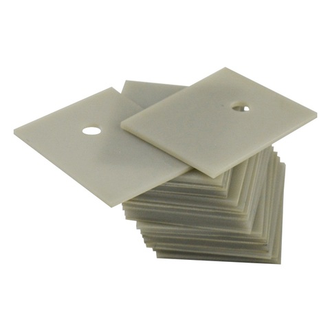 10pcs Aluminium Nitride Ceramic Substrate Thermal Conductive Insulating Ceramic TO-220/247/264/3P/3 Aluminium Nitride ► Photo 1/5