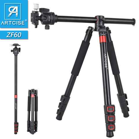 ZF60 Profissional Horizontal Tripod for Camera with Faster Flip Lock 63