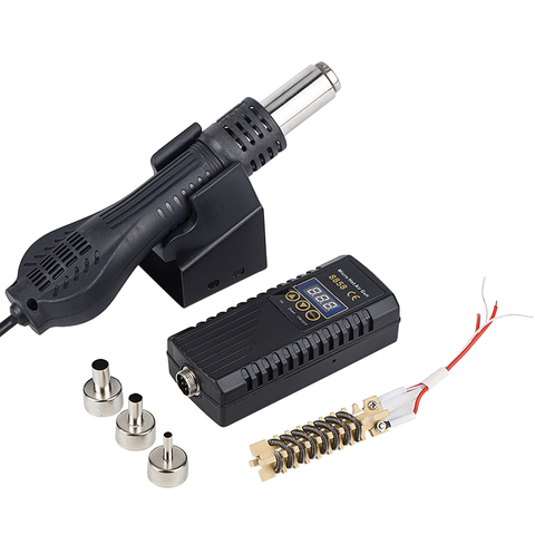 JCD Hot air gun 8858 Micro Rework soldering station LED Digital Hair dryer for soldering 700W Heat Gun welding repair tools ► Photo 1/6