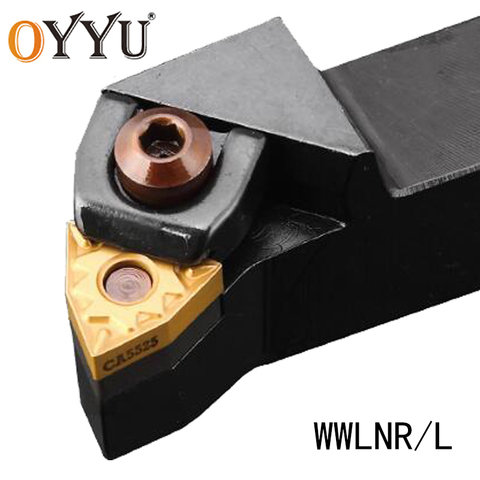 OYYU 16mm 20mm 25mm WWLNR WWLNR1616H08 WWLNR2022K08 WWLNR2525M08 Lathe Tool Holder CNC Boring Bar Turning Toolholder Carbide ► Photo 1/3