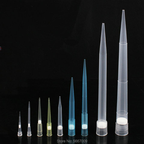 Lab 10ul 200ul 1000ul 5ml 10ml  PP Plastic Pipette Filter Tips With Sand Core Filter For Dispensers ► Photo 1/6