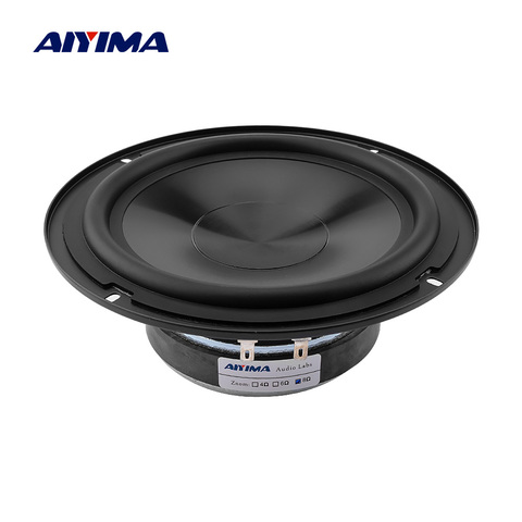 AIYIMA 6.5 Inch Audio Woofer Hifi Speaker Driver 8 Ohm 50W Ultra-thin Mid Range Bass Sound Speaker Rubber Side DIY Home Theater ► Photo 1/6