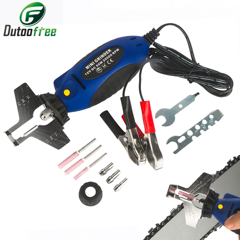 Electric Hand Saw Folding Saw Chain Accessories Garden Knife Sharpener Chainsaw Chain Sharpener Grinder File Set Tool 12V ► Photo 1/6