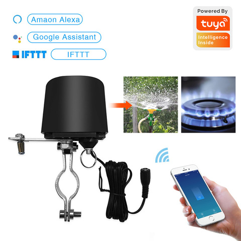 WIFI Mobile APP Timing Switch Valve Smart Home Automation Control Valve voor Gas Werken met Alexa, google Assistent, IFTTT ► Photo 1/6