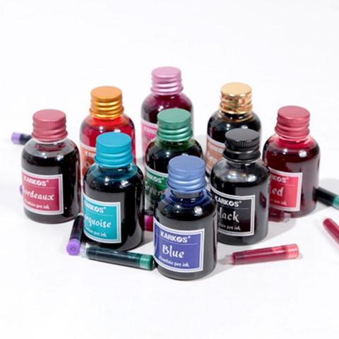 30ml Pure Colorful Bottled Fountain Pen Ink Refilling Inks Hight Quality Glass Pen Ink Cartridge Stationery School Office Supply ► Photo 1/6