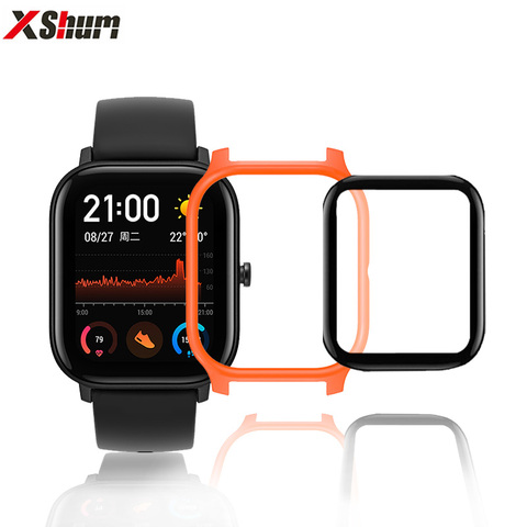 Amazfit GTS Case protector with Film for Xiaomi amazfit GTS Glass Accessories Bumper Screen Protection Protective Shell Case ► Photo 1/6