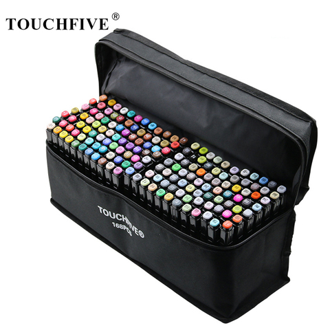 TouchFive Markers 60 Colors Art Sketch Graphic Alcohol Based Pen