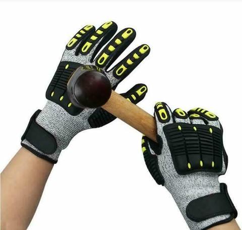 Heavy Duty Safety Work Gloves Cut resistant Shock-proof Anti-smash Gloves Anti-collision Gloves TPR Mechanical Gloves ► Photo 1/6