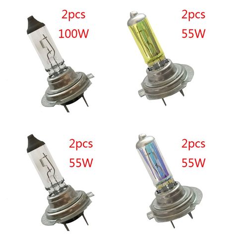 2Pcs H7 55W/100W 12V 3500-4500k Xenon Gas Halogen Headlight White Light Lamp Bulbs Car Lights Exterior Auto Light ► Photo 1/6