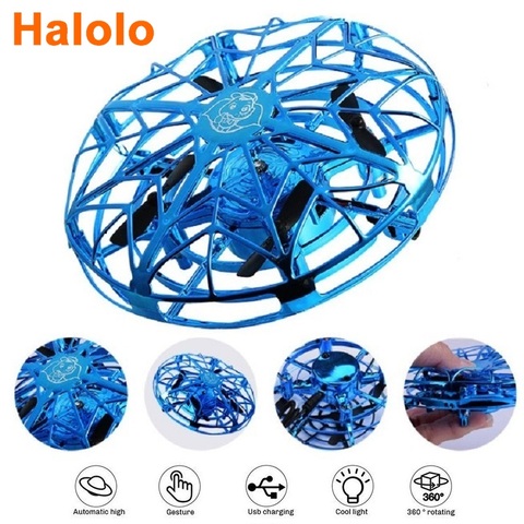 Mini Helicopter UFO RC Drone Infraed Hand Sensing Aircraft Electronic Model Quadcopter flayaball Small drohne Toys dropshipping ► Photo 1/6