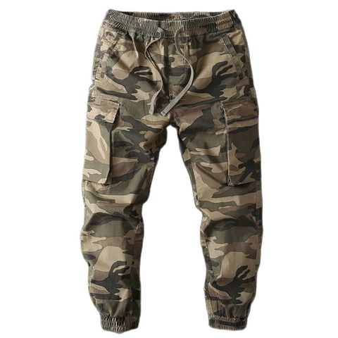 Fashion Camouflage Cargo Pants Men Casual Pants Military Army Style Joggers Loose Baggy Trousers Streetwear Harem Pants Clothing ► Photo 1/6